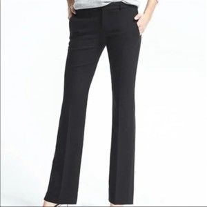 Banana Republic Women's Black 323 Martin Flare Trousers